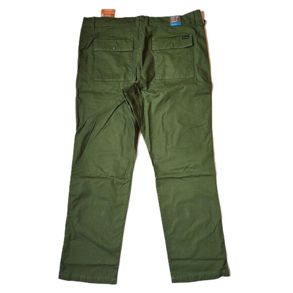 Columbia Flex ROC Utility Pant Men’s 38x32 Canteen Green Omni-Shade - Picture 2 of 9
